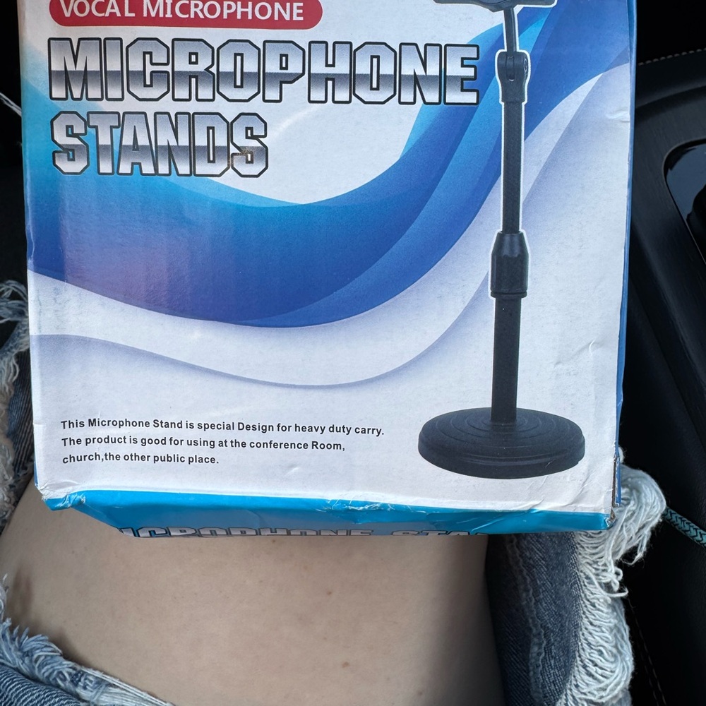 Vocal Microphone Stand - Black